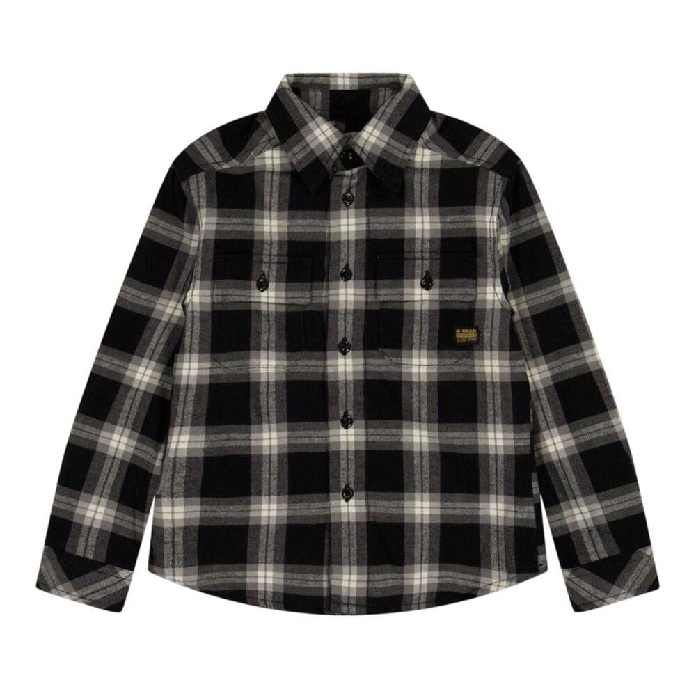 G-Star Childrens/Kids Plaid Overshirt / Bottle Green